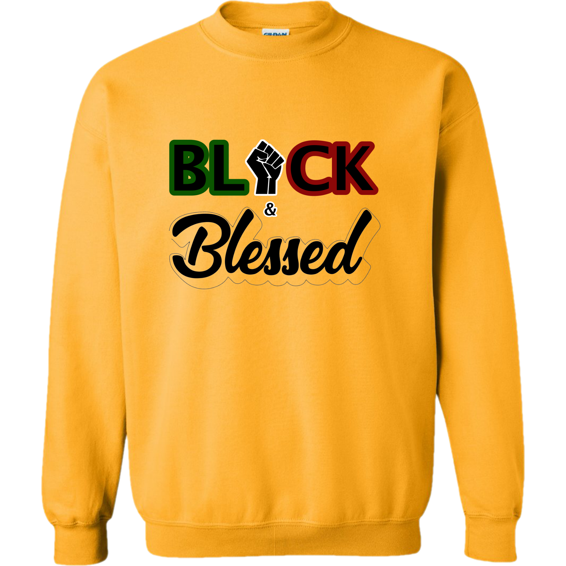 StayBlessed - BHM Edition (Crewneck) - Gold