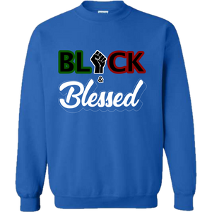 Black & Blessed - Royal Blue Crewneck