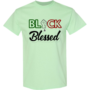 Black & Blessed - Mint Green Shirt