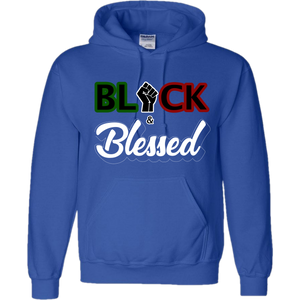 Black & Blessed - Royal Blue Hoodie