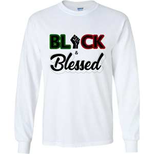 Black & Blessed - White Sleeve