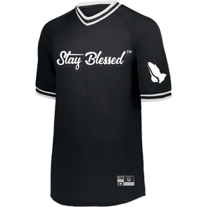 StayBlessed Baseball Jersey - Noir