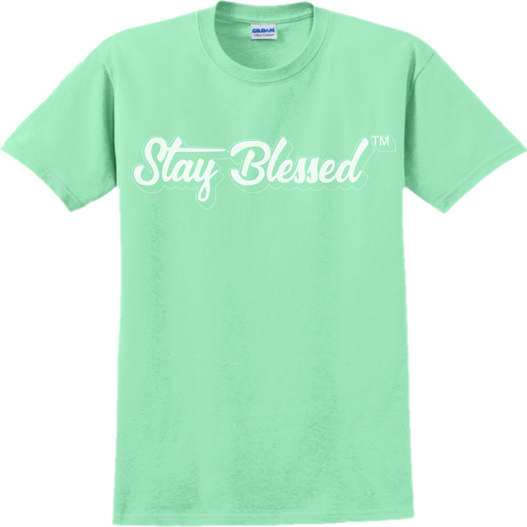 Stay Blessed - Mint Short Sleeve