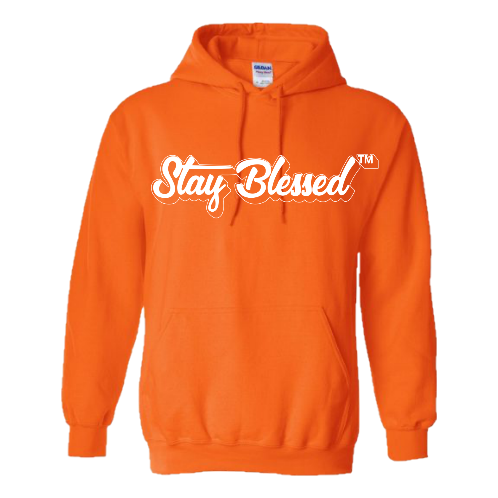 Stay Blessed - Orange Hoodie