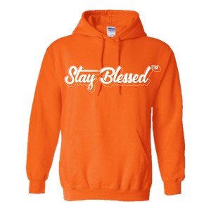 Stay Blessed - Orange Hoodie